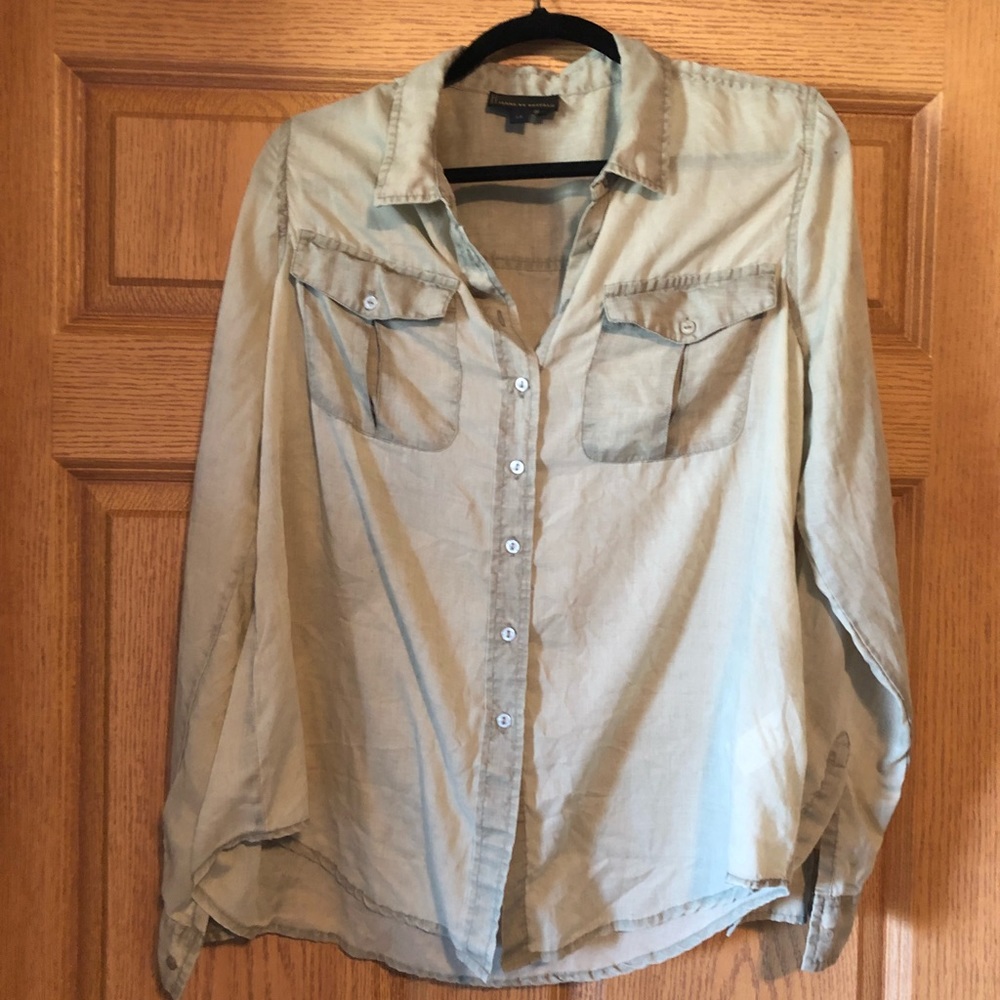 Light Green Button Up